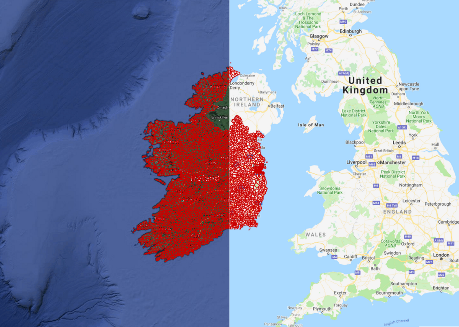 The Irish Electoral Division Boundaries