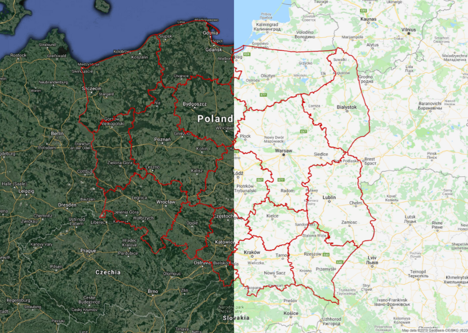 The Poland Regions 