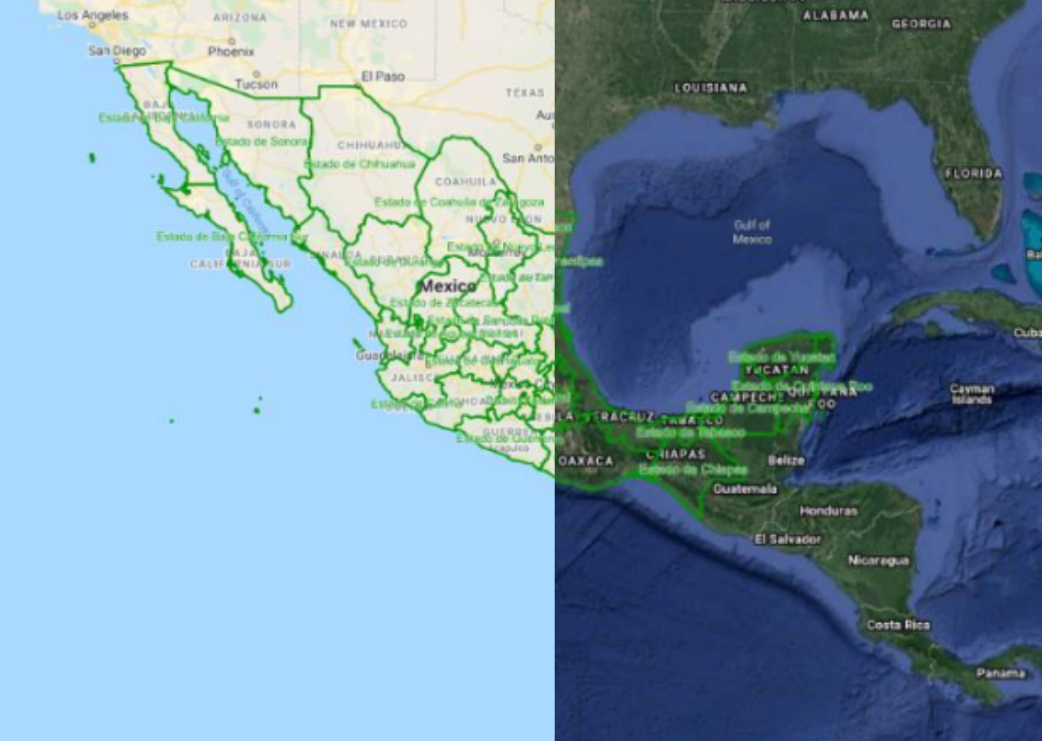 The Mexican Populated Places