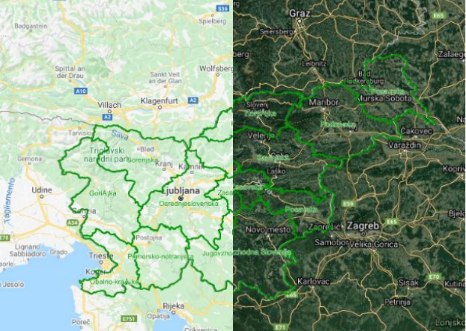 The Slovenia Statistical Regions